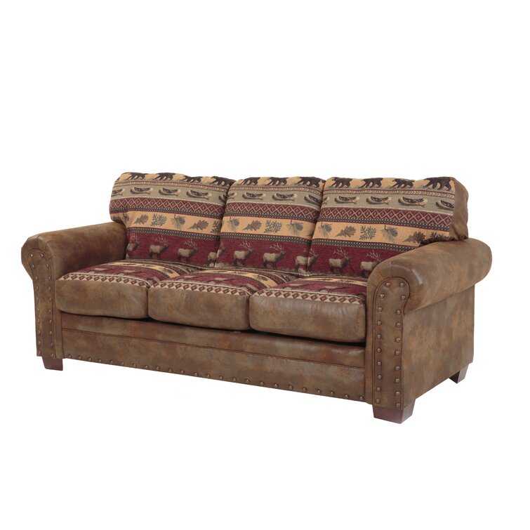 Nailhead sleeper outlet sofa